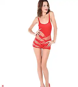 Ruby Red Nightie. Kristi.